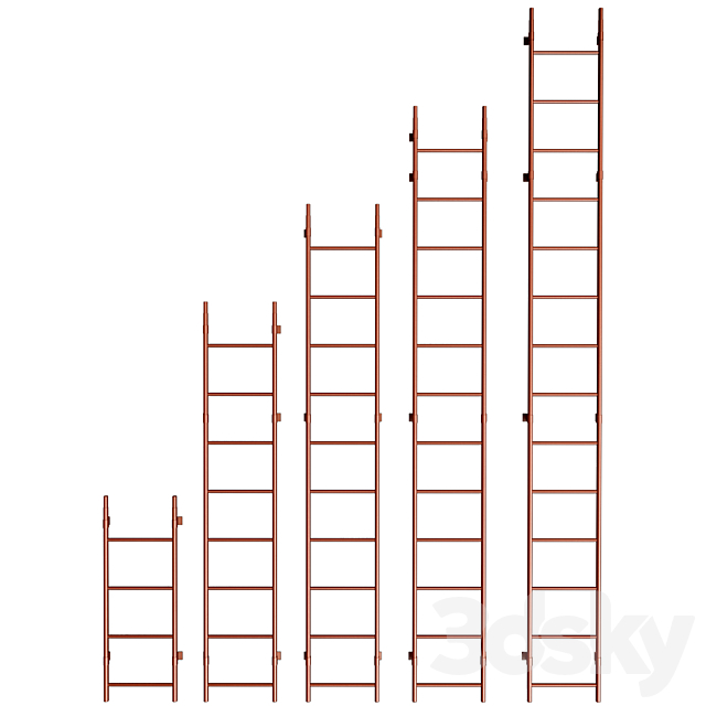 Roof ladder _ Roof safety system 3DSMax File - thumbnail 5