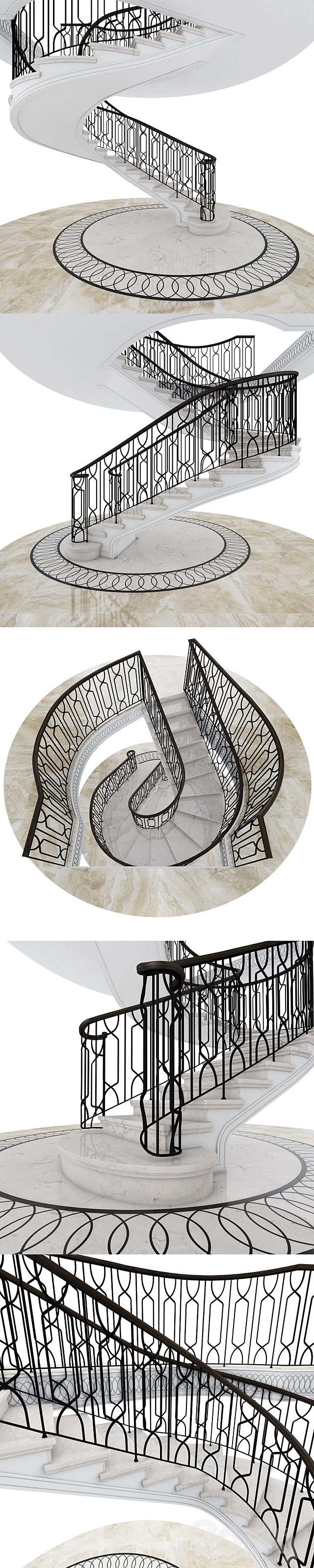 Screw Stairs Screw Stairs 3DS Max Model - thumbnail 2