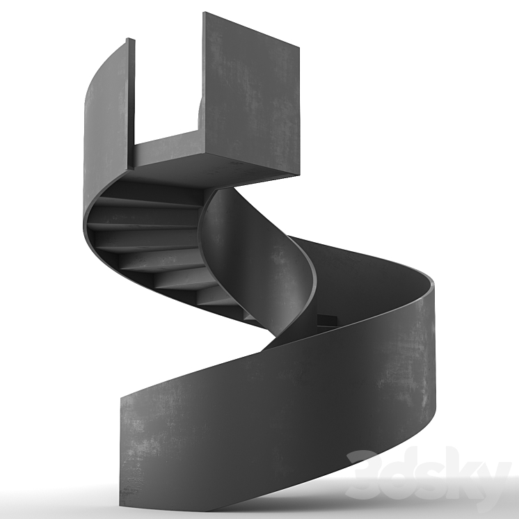 Spiral staircase 7 3DS Max Model - thumbnail 1