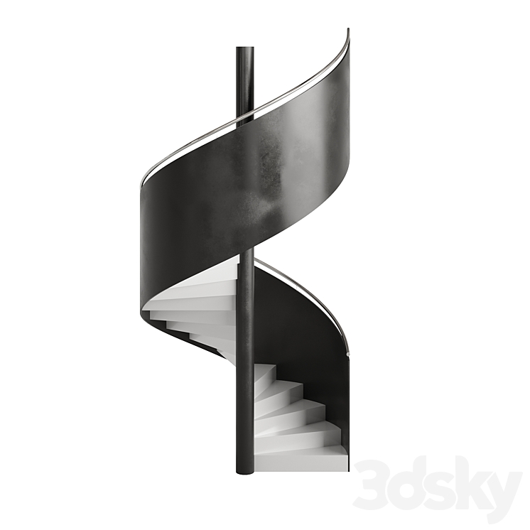 Spiral Staircase Type 5 3DS Max - thumbnail 1