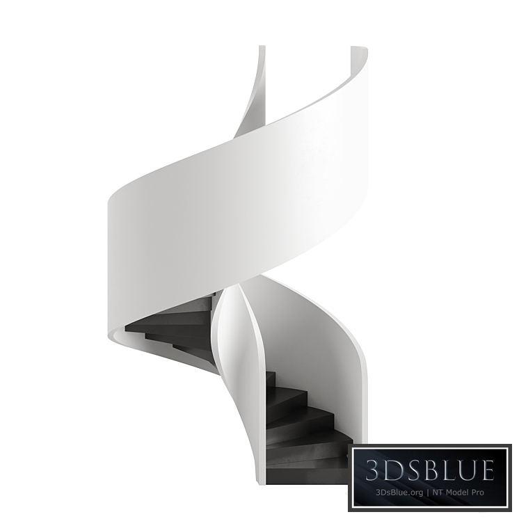 Spiral Staircase Type 6 3DS Max - thumbnail 3