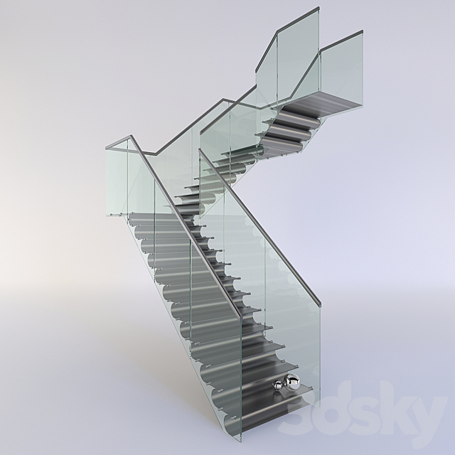 Stair concept 3DSMax File - thumbnail 2