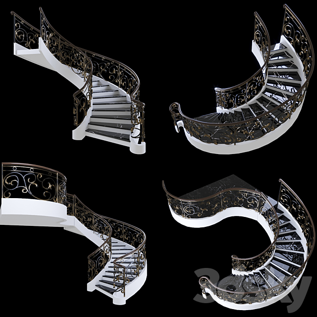 Stair forging 3DSMax File - thumbnail 1