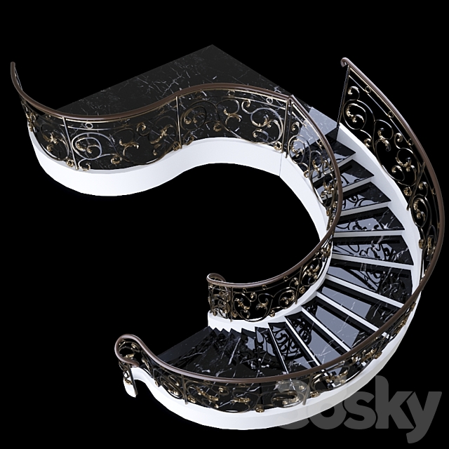 Stair forging 3DSMax File - thumbnail 3