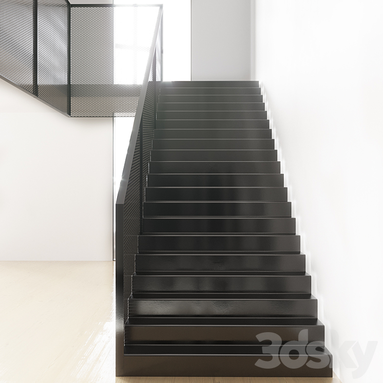 Stair loft 3DS Max - thumbnail 2