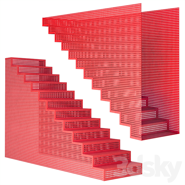 Staircase 022 3ds Max - thumbnail 1