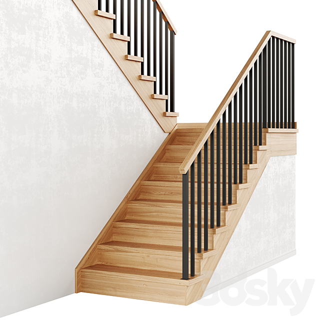 Staircase 10 3ds Max - thumbnail 2