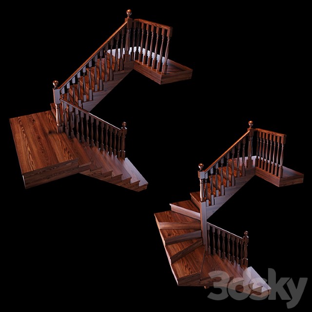 Staircase 12 3dsmax Download - thumbnail 1