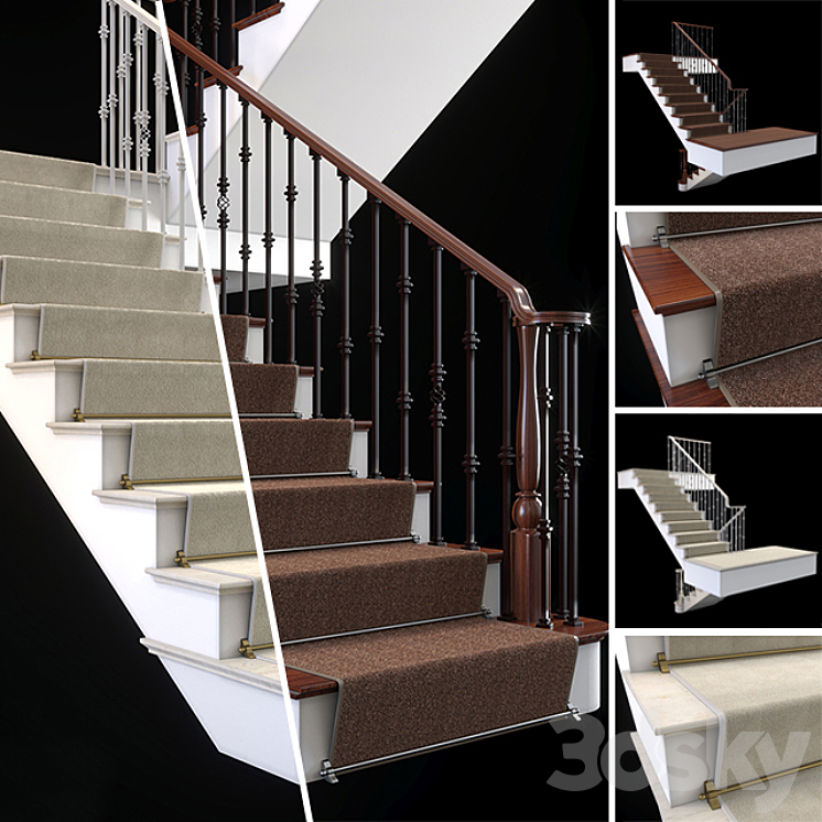 staircase 3DS Max - thumbnail 2