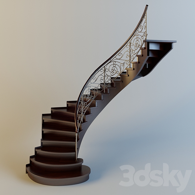 Staircase 3ds Max - thumbnail 1