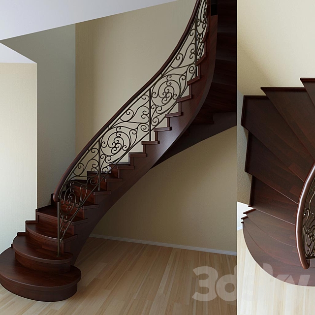 Staircase 3ds Max - thumbnail 3