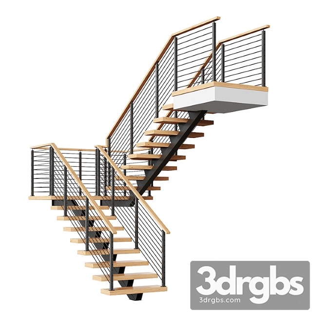 Staircase 6 2 3dsmax Download - thumbnail 1