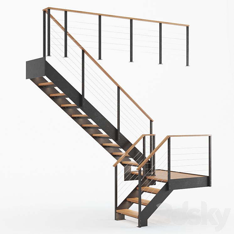 Staircase Loft 3DS Max - thumbnail 1