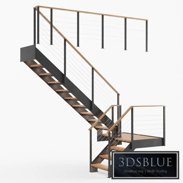 Staircase Loft 3DS Max - thumbnail 3