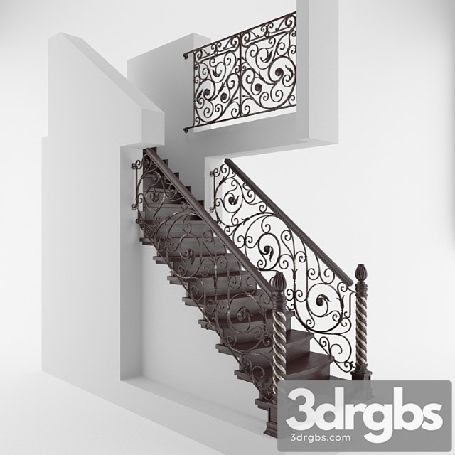 Staircase to the basement 3dsmax Download - thumbnail 1