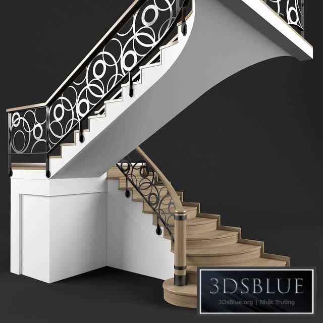 Stairs 05 3DS Max - thumbnail 3