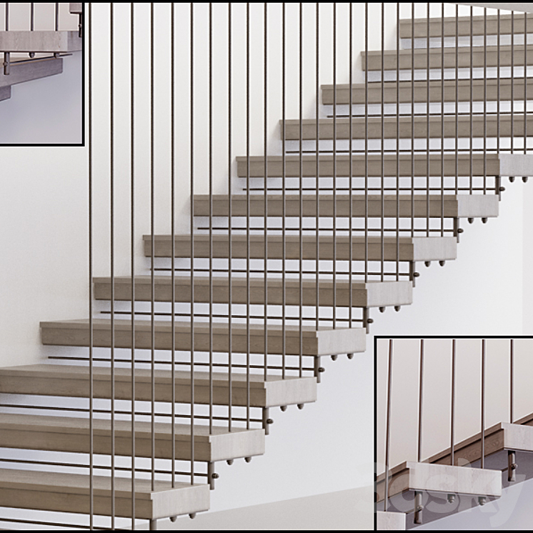 Stairs 076647 3DS Max - thumbnail 1