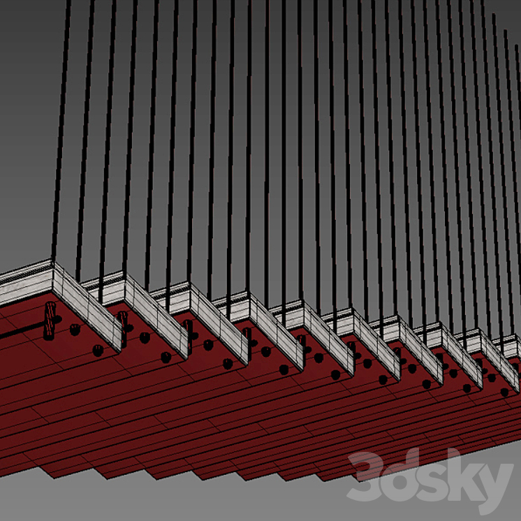 Stairs 076647 3DS Max - thumbnail 2