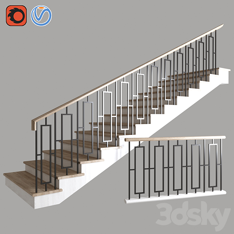 STAIRS 10 3DS Max - thumbnail 1