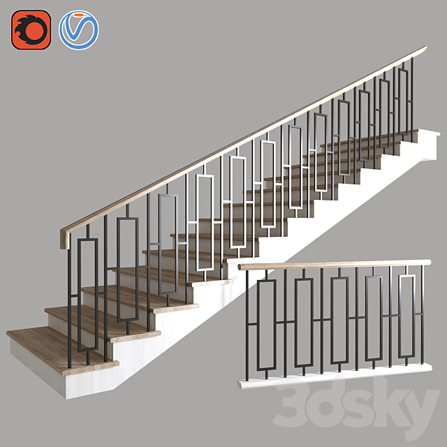 STAIRS 10 3DSMax File - thumbnail 1