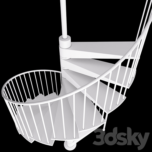 Stairs 2 3DSMax File - thumbnail 3