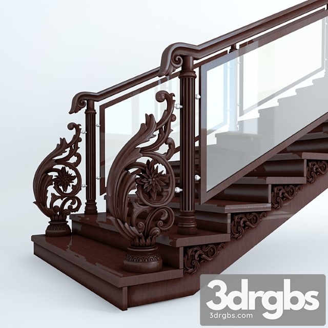 Stairs 2525 3dsmax Download - thumbnail 1