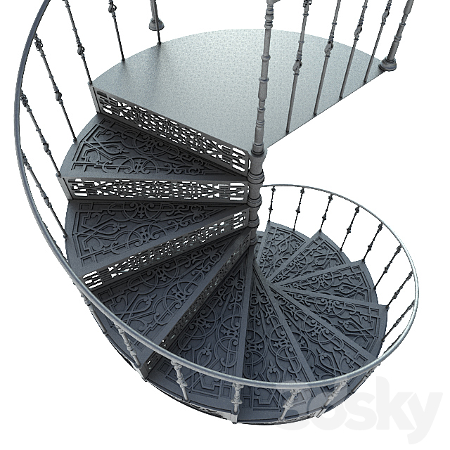 Stairs 3ds Max - thumbnail 1