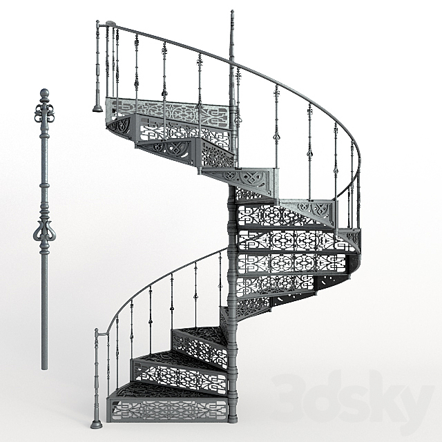 Stairs 3ds Max - thumbnail 2