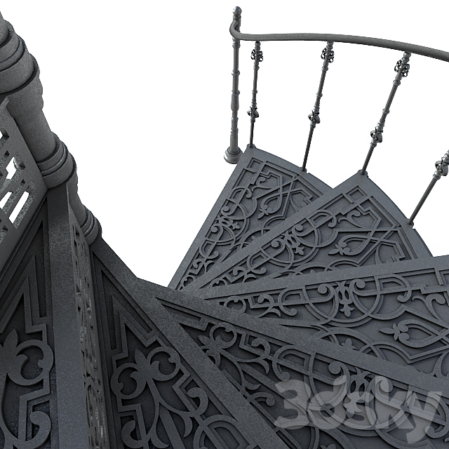 Stairs 3ds Max - thumbnail 3