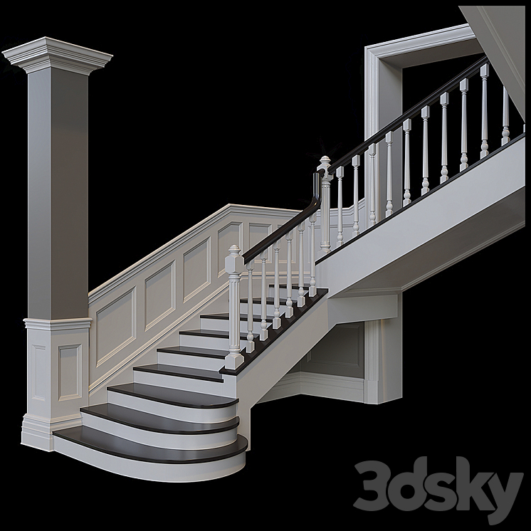 Stairs 3DS Max - thumbnail 1