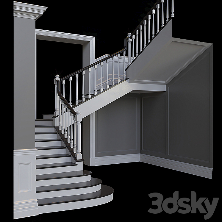 Stairs 3DS Max - thumbnail 2