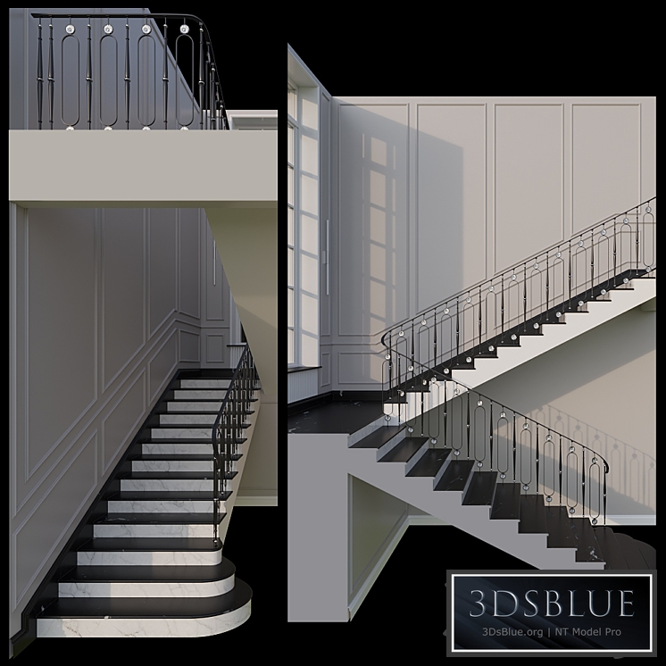 Stairs 3DS Max - thumbnail 3