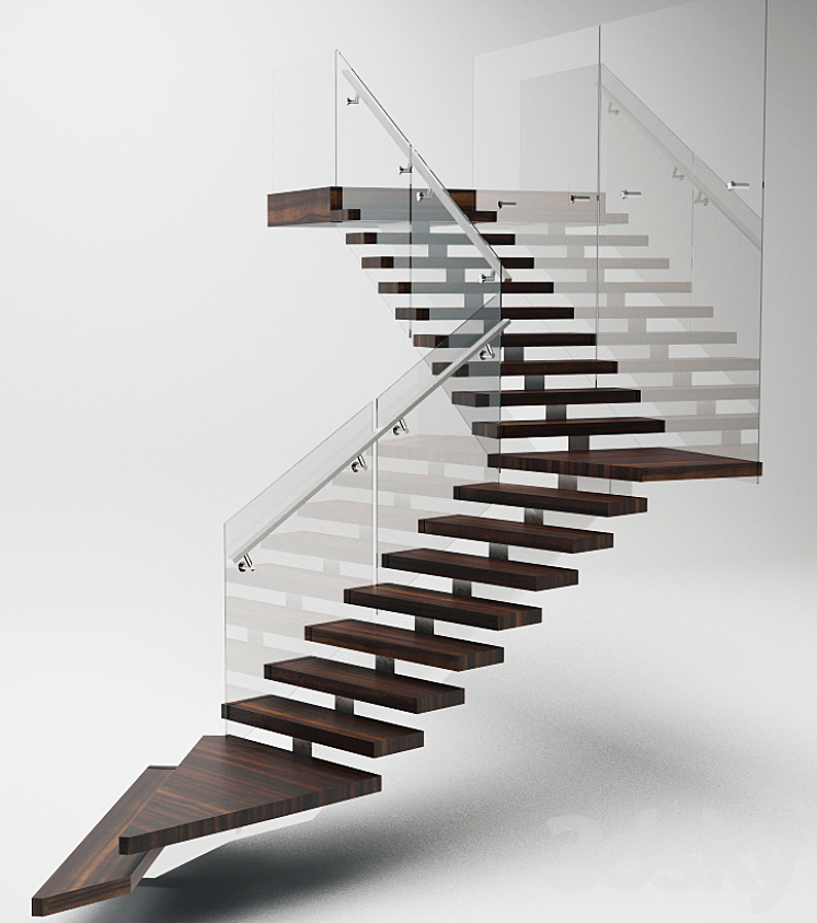 Stairs 3DS Max - thumbnail 1