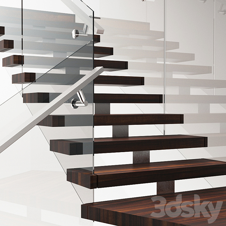 Stairs 3DS Max - thumbnail 2