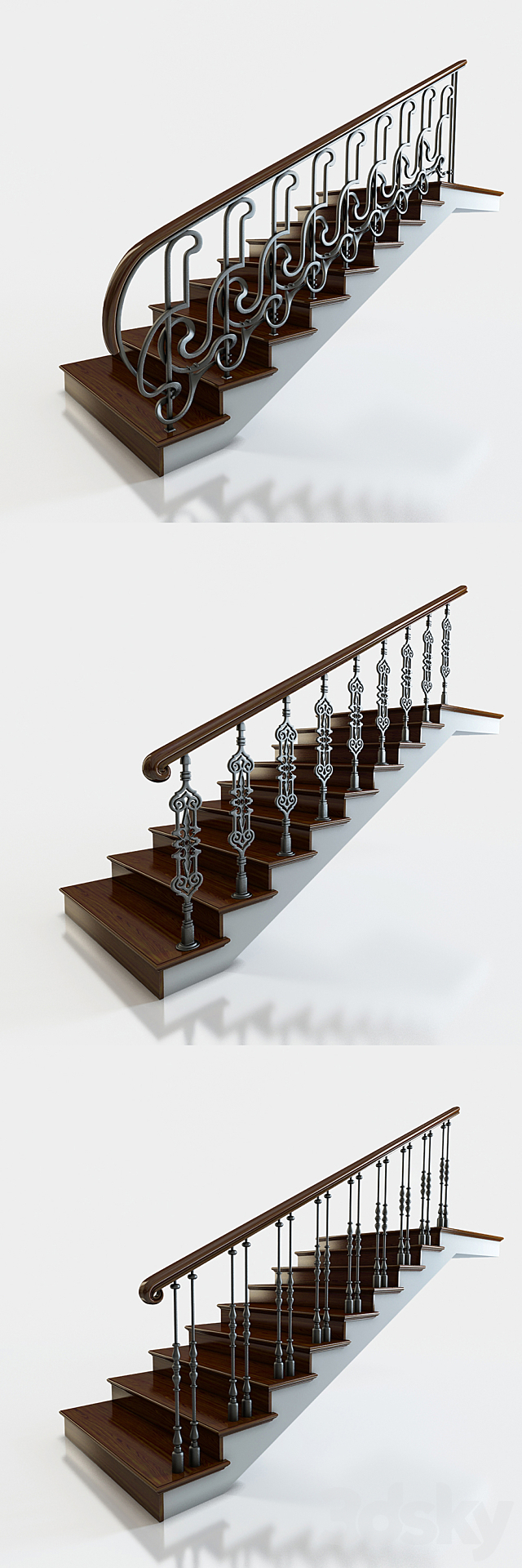 Stairs 3DS Max Model - thumbnail 2