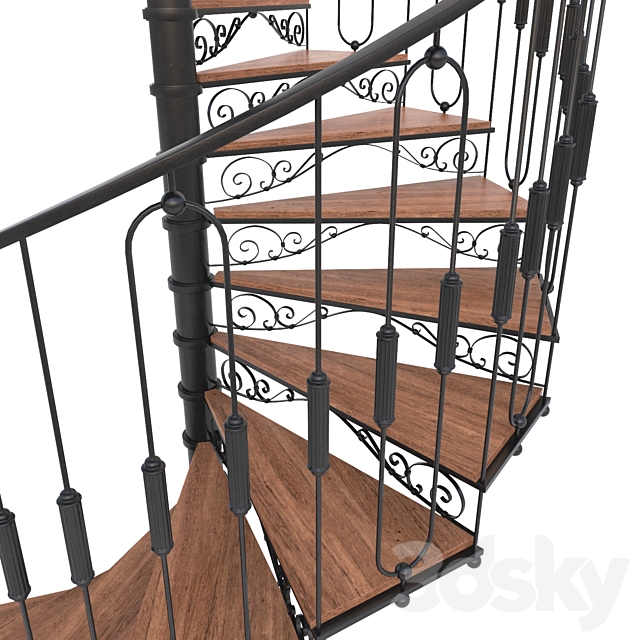 Stairs 3DS Max Model - thumbnail 2