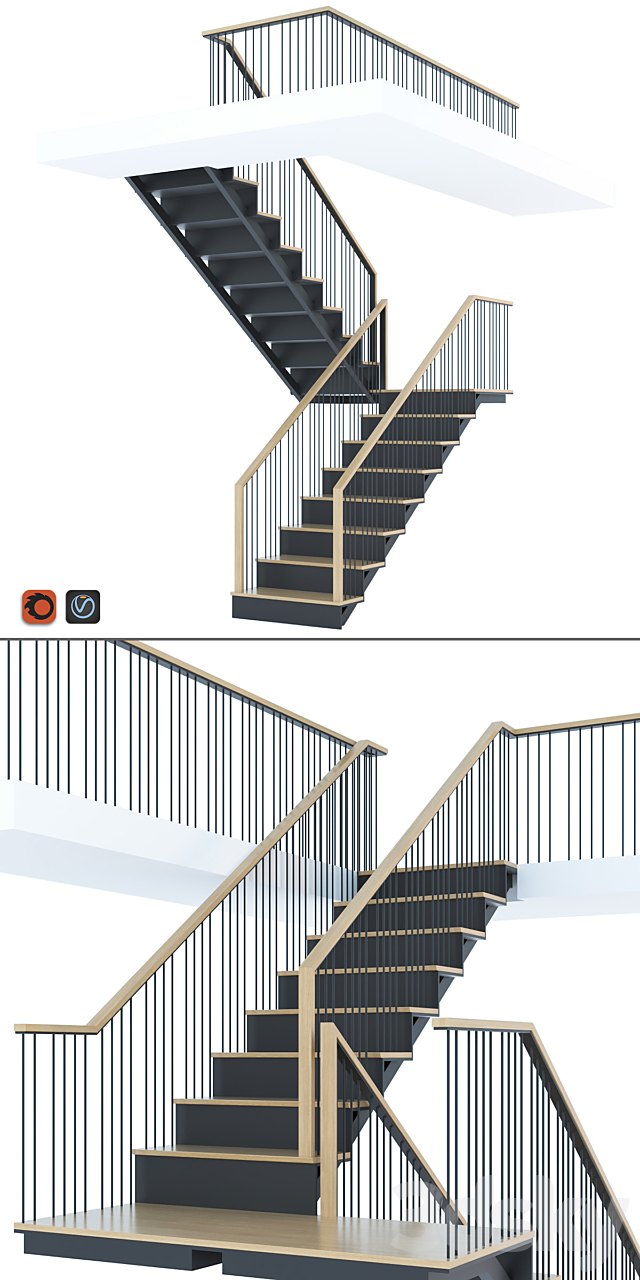 Stairs 3DSMax File - thumbnail 2