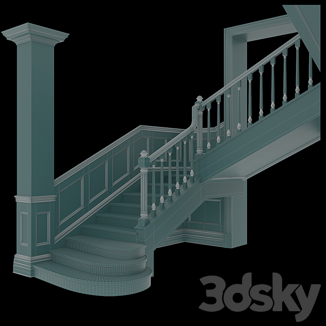 Stairs 3DSMax File - thumbnail 4