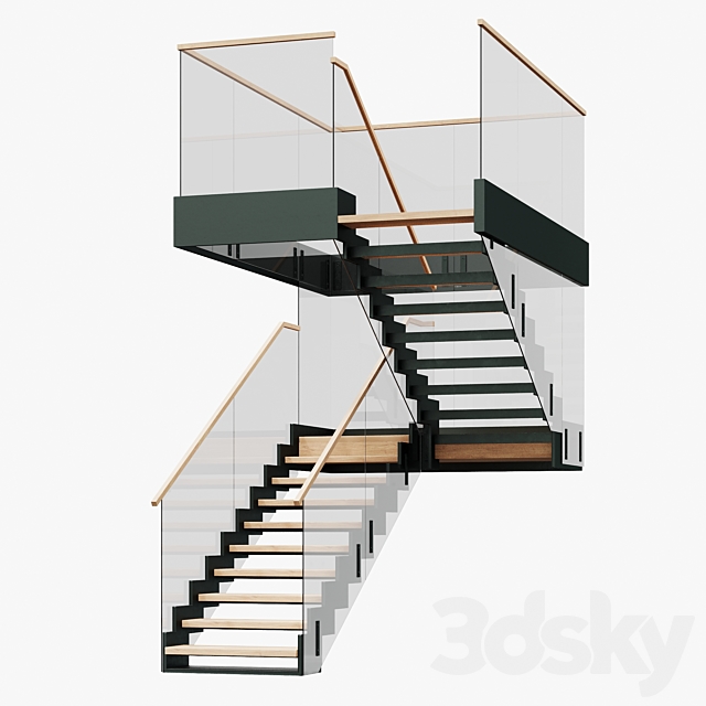 Stairs 3DSMax File - thumbnail 1