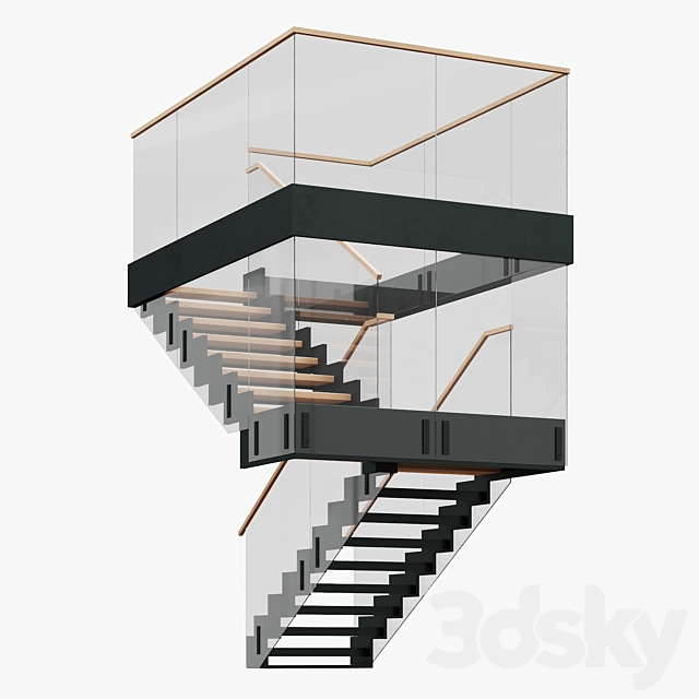 Stairs 3DSMax File - thumbnail 2