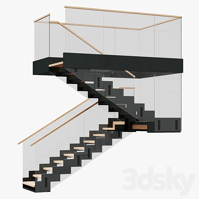 Stairs 3DSMax File - thumbnail 4