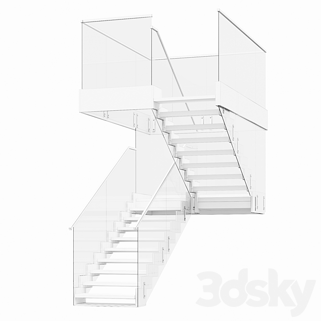 Stairs 3DSMax File - thumbnail 5