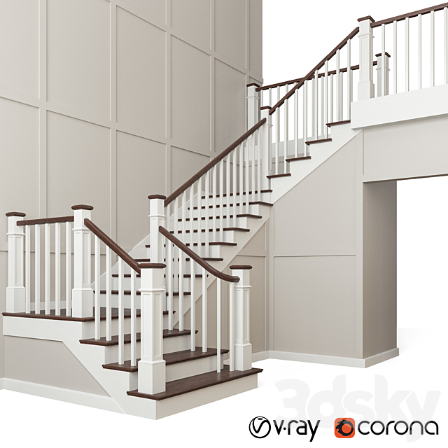 Stairs 3DSMax File - thumbnail 1