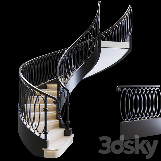 Stairs 3DSMax File - thumbnail 1