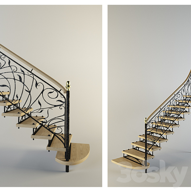 Stairs 3DSMax File - thumbnail 1