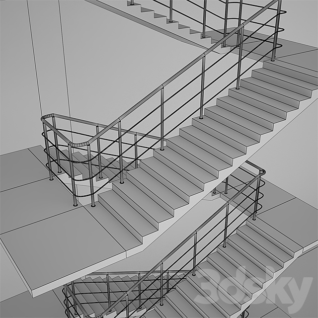 Stairs 3DSMax File - thumbnail 3