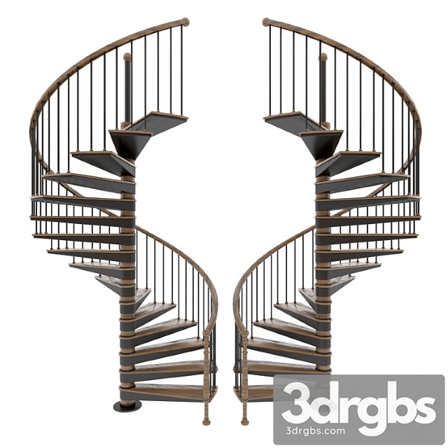 Stairs 4 3dsmax Download - thumbnail 1