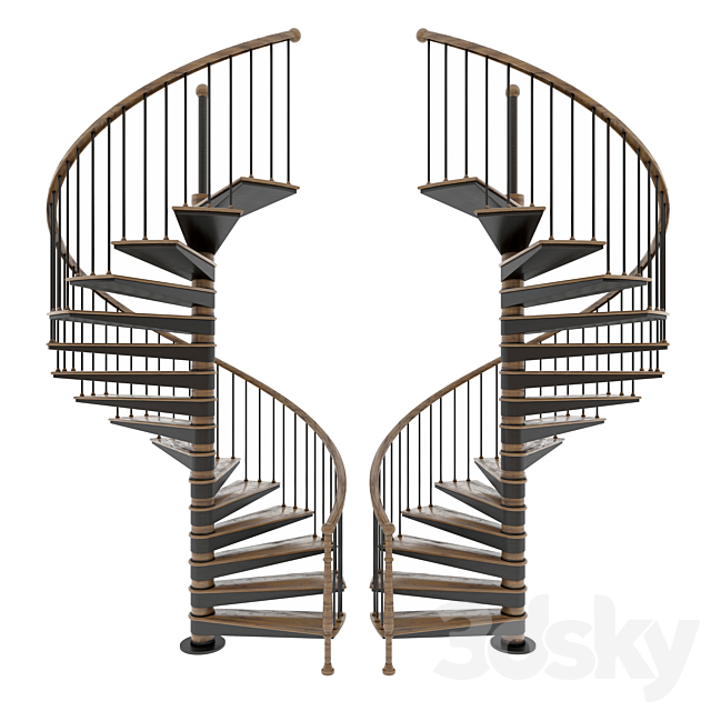 Stairs 4 3DSMax File - thumbnail 1