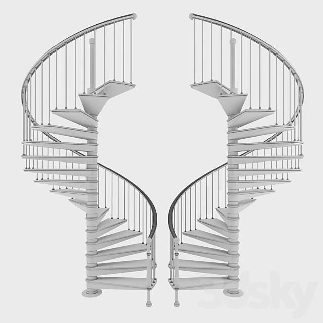 Stairs 4 3DSMax File - thumbnail 2