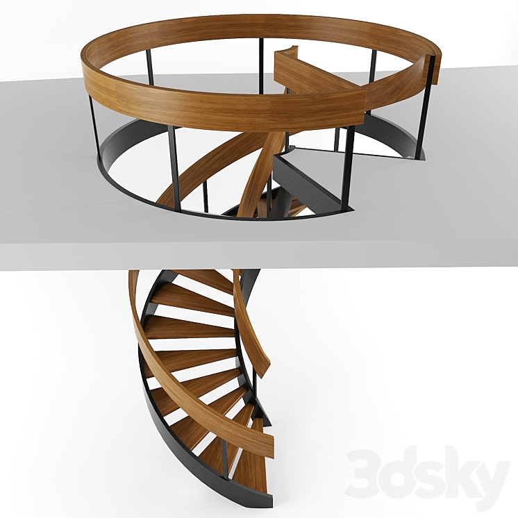 Stairs s 3DS Max - thumbnail 2